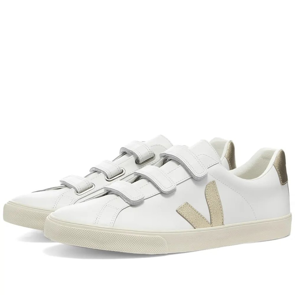 Veja Esplar 3 Lock White Gold sneaker size 8